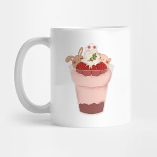 Cute strawberry ice cream Mug